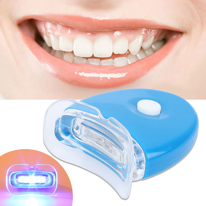 Teeth Beautiful Tooth Instrument Cold Light Teeth Instrument Household Teeth Beautiful Tooth Blue Light Meter - Rice Husky xidental