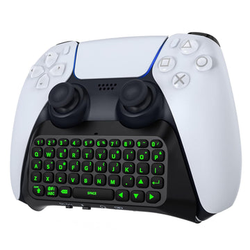 Keyboard Bluetooth Wireless for PS5 Controller with Green Backlight