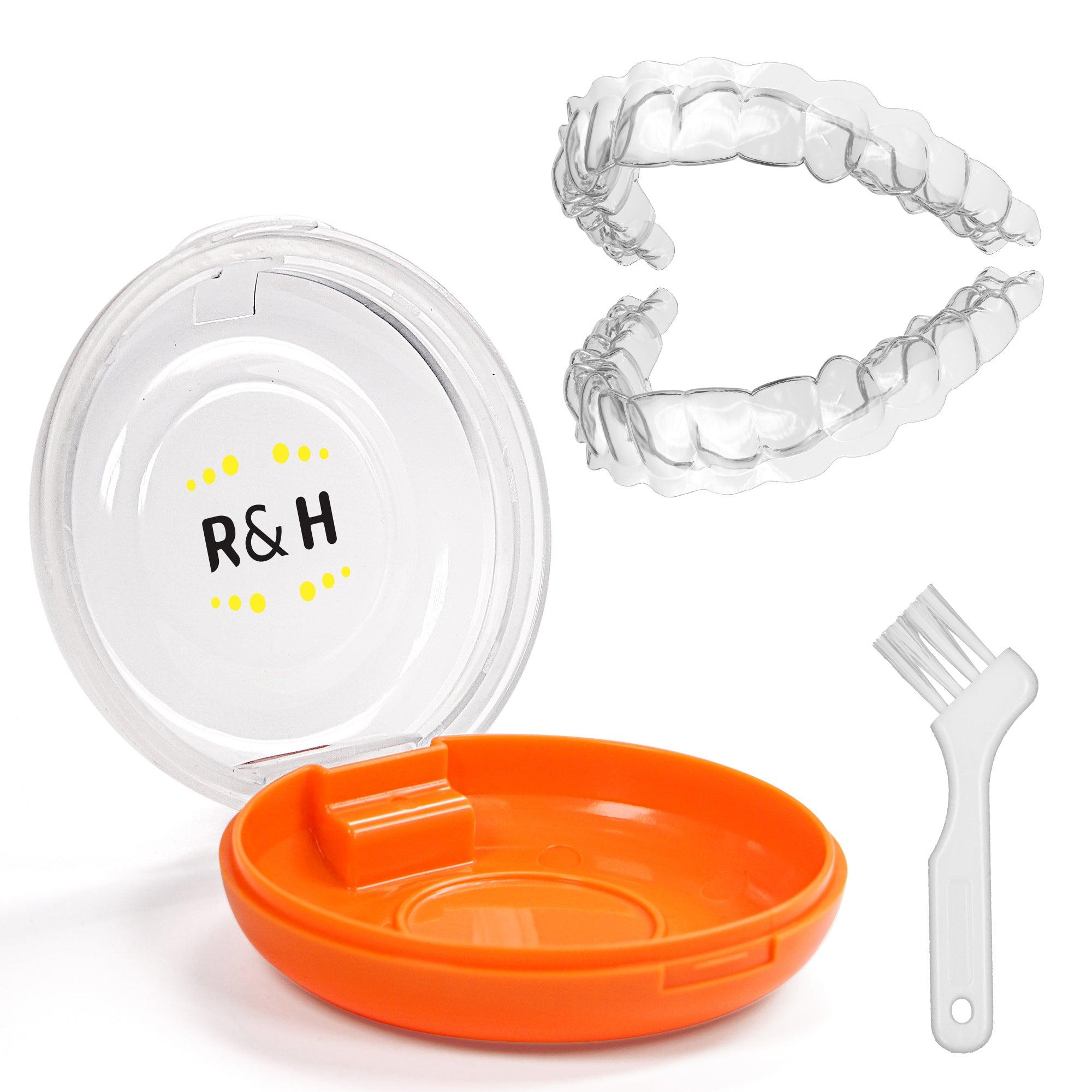 Custom Mouth Night Guard Kit,Nighttime Teeth Grinding Guards,Effectively prevent teeth grinding,Mouth Guards for TMJ Pain Relief - Rice Husky xidental